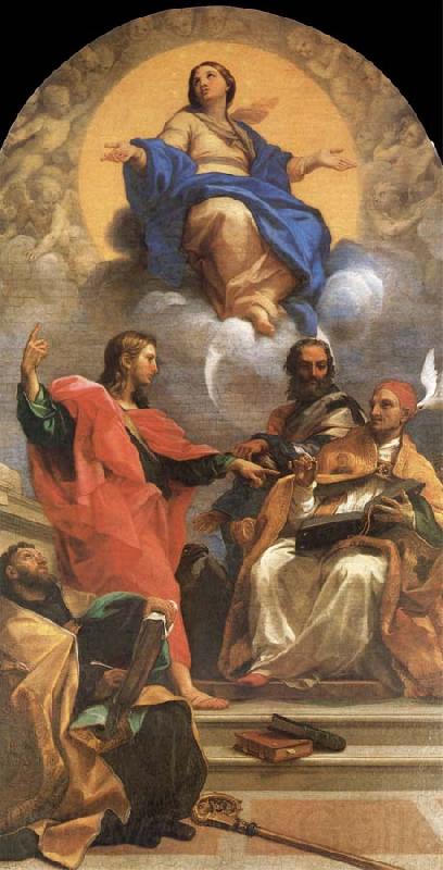 Maratta, Carlo The Immaculate one Concepcion Second half of the 17th century Norge oil painting art
